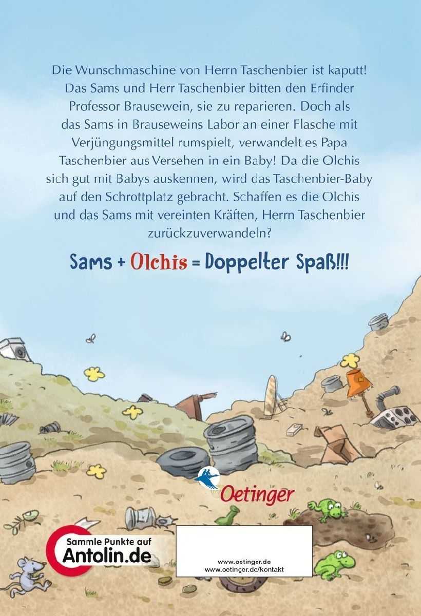 Produktbild: Die Olchis und das Sams. Die kaputte Wunschmaschine