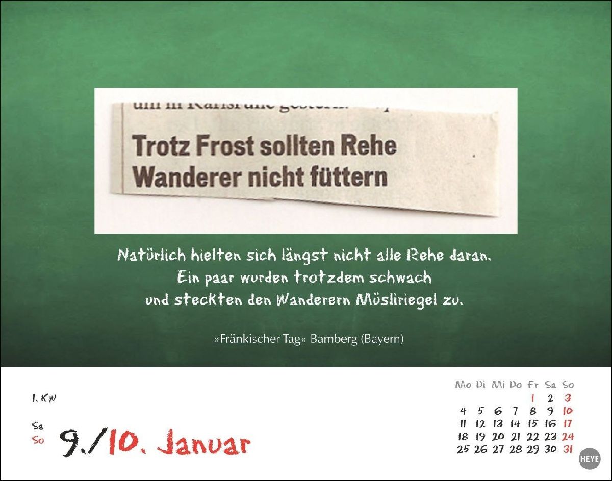 Produktbild: Bastian Sick Tagesabreißkalender 2027