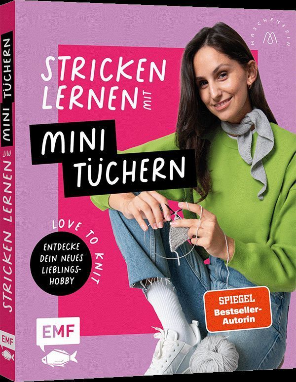 Produktbild: Love to knit: Stricken lernen mit Mini-Tüchern von @maschenfein