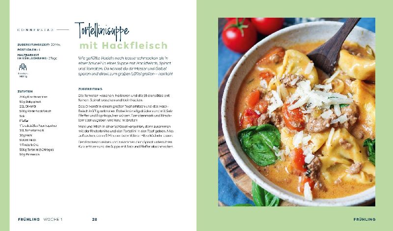 Produktbild: Stressfrei kochen mit Wochenplänen