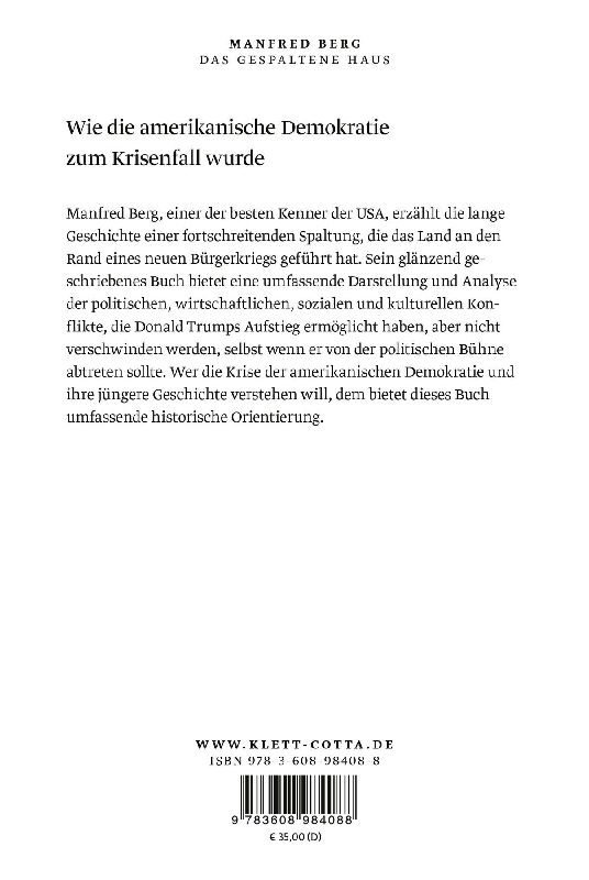 Produktbild: Das gespaltene Haus