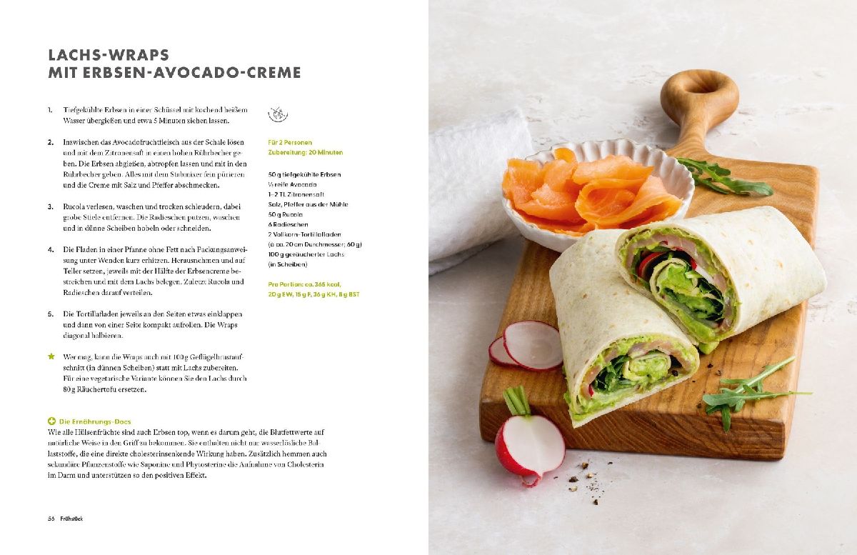 Produktbild: Die Ernährungs-Docs - Cholesterin senken - Unsere 100 besten Rezepte