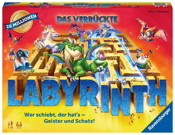 Produktbild: Ravensburger 26955 Das verrückte Labyrinth - Spieleklassiker für 2 - 4 Personen ab 7 Jahren