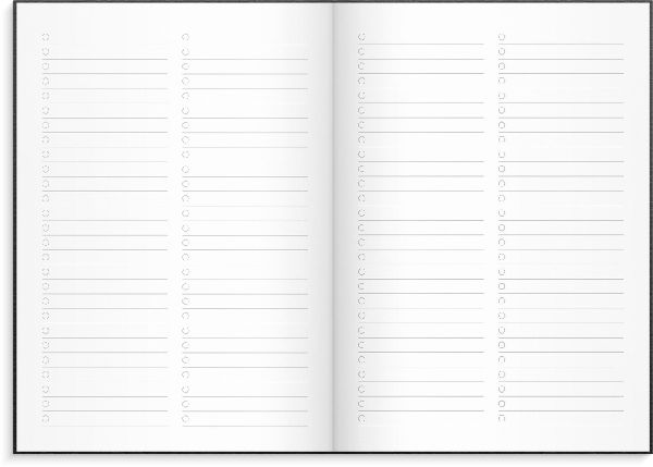 Produktbild: Burde Kalender 2026 Senator A5 Vega schwarz