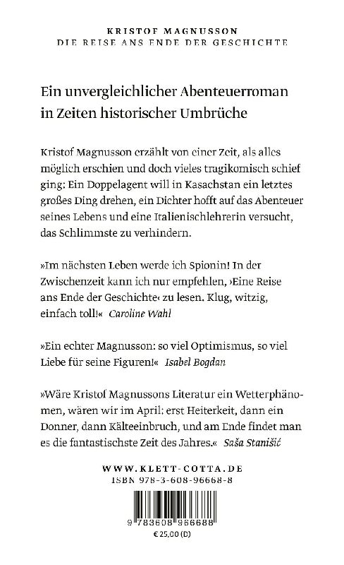Produktbild: Die Reise ans Ende der Geschichte